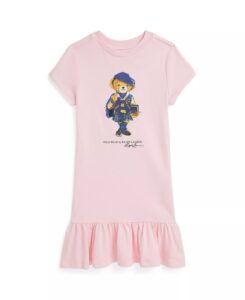 Girls 2t-6x Polo Bear Cotton Jersey Dress
