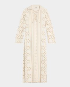 Wiliama Lace-up Maxi Dress