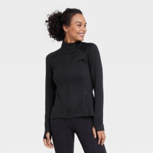Women's Full Zip Jacket - All in Motion™ Black 2x