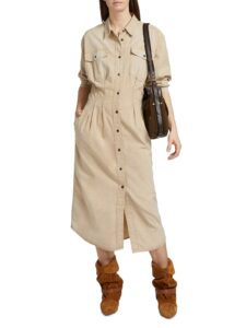 Nolwen Cotton Midi-shirtdress ($50 Gift Card)
