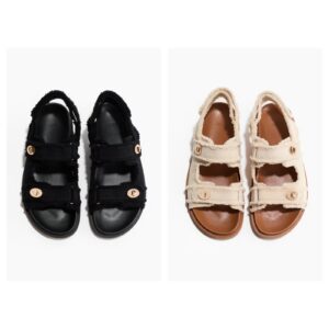 Cotton Twill Sandals