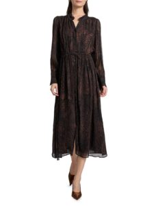 Sahara Snake-print Midi-dress