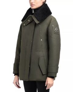 Aurora Shearling Trim Down Jacket