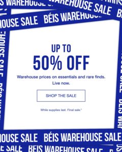 Up to 50% off Beis Luggage!!