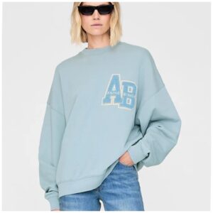 Miles Oversized Sweatshirt Letterman