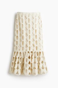 Crochet-look Skirt