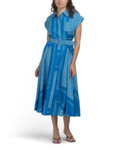 Serena Rolled Sleeve Shirt Dress