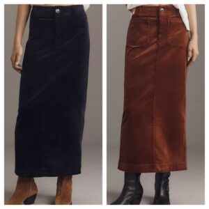 The Colette Corduroy Maxi Skirt by Maeve