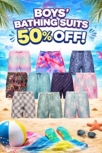 Boys Bathing Suits 50% off