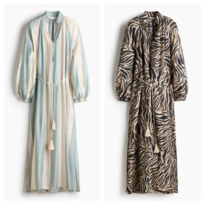 Oversized Tie-belt Dress