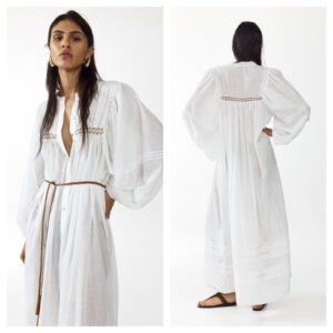 Oversized Tie-belt Tunic Dress