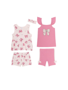 5-piece Bow Outfit Set 6m-24m
