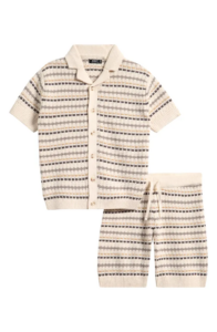 Kids' Knit Shirt & Shorts Set Size 2-7