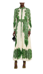 Harley Belted Floral-print Flounce Maxi Dress