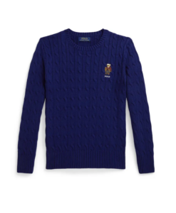 Kids' Cable Knit Cotton Sweater Size 8-12