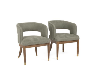 2pk Sall Upholstered Dining Chair Set