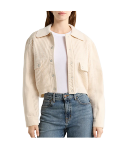 Sweater Bomber Jacket