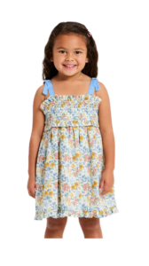 Toddler Girls' Multi Floral Smocked Dres