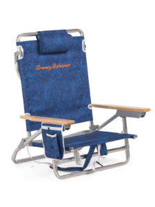 20x31 Tonal Leaf Print Backpack Cooler Beach Chair