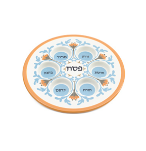 12in Ceramic Seder Plate