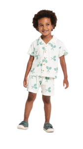 Mini Toddler Boys' Tennis Matching T-Shirt and Shorts Set