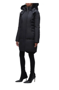 Baltic Down Parka with Genuine Shearling Trim