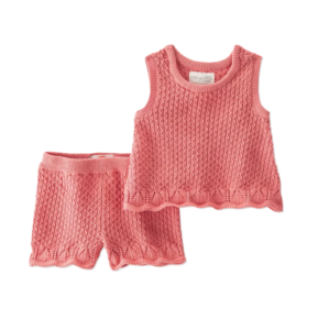 Baby Girls' Organic 2pc Sweater Knit Set
