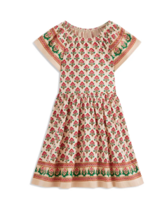 Kids' Print Flutter Sleeve Cotton Twirly Dress Size 2-8