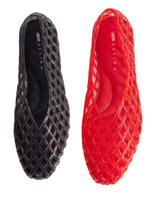 Uminous Jelly Caged Ballet Flats