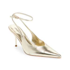 Executive Ankle Strap Pointed Toe Slingback Pump (women)