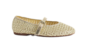 Leah Weave Mary Jane Ballet Flats