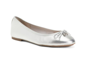 Leather Cap Toe Ballet Flats