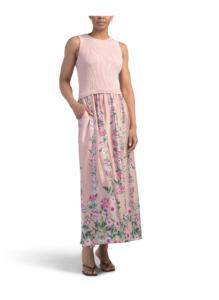 Twofer Floral Maxi Dress