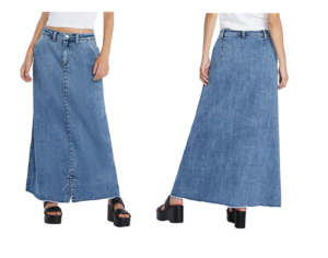 Tory Denim Maxi Skirt