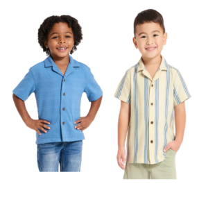 Toddler Boys' Short Sleeve Button-Down Shirt