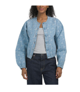 Frankie Denim Bomber Jacket