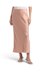 Side Slit Slip Skirt