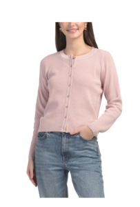 Waffle Button Front Cardigan