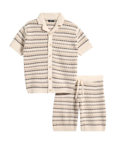 Kids' Knit Shirt & Shorts Set Size 2-7