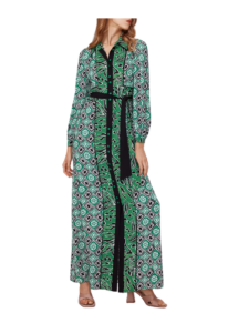 Joshua Long Sleeve Maxi Shirtdress