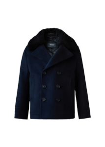 Kid's Camden Peacot W/ Removable Sheep Shearling Collar Size 2-14