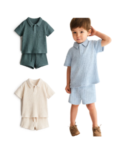 2-piece Pointelle-knit Set 6m-4y