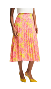 Pleated Midi Skirt