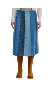 Sunbeam Denim Midi Skirt