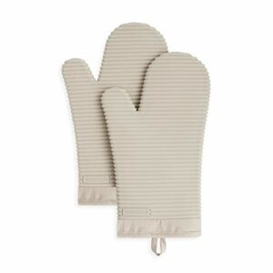 Kitchenaid Ribbed Soft Silicone Oven Mitt 2-pack Set, 7.5