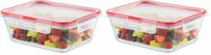 Pyrex Freshlock Glass Food Storage Container, 8 Cup (pack of 2)