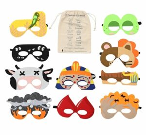 Little Pineapple Passover 10 Felt Plague Masks