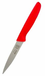Meat Red Kitchen Knife - 4