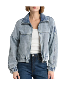 Dad Denim Bomber Jacket
