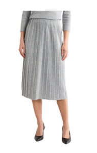 Pleated Midi Skirt